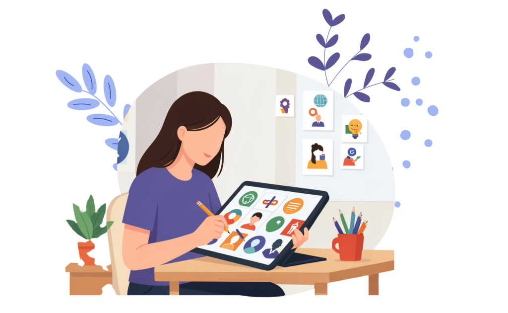 Création pictogrammes par graphiste freelance